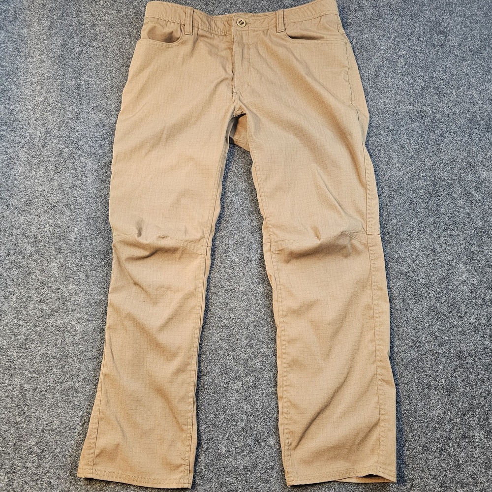 Under Armour Storm Pants Men's 38x30 Brown Ripstop Hiking Tactical Stretch